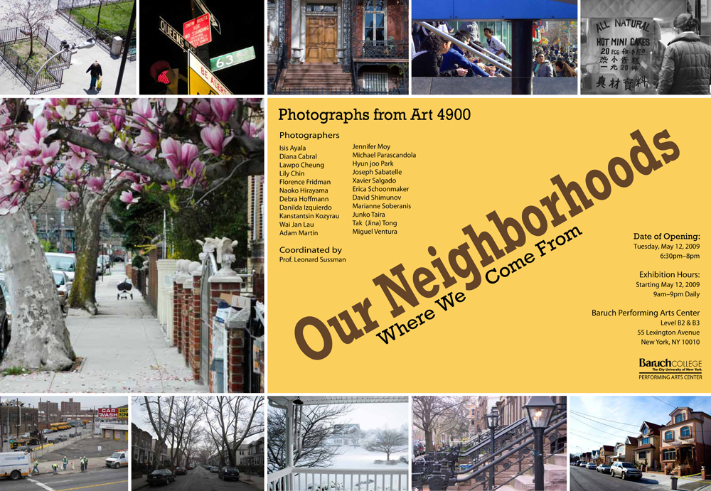 Our Neighborhoods: Where We Come From, Photos from Art 4900