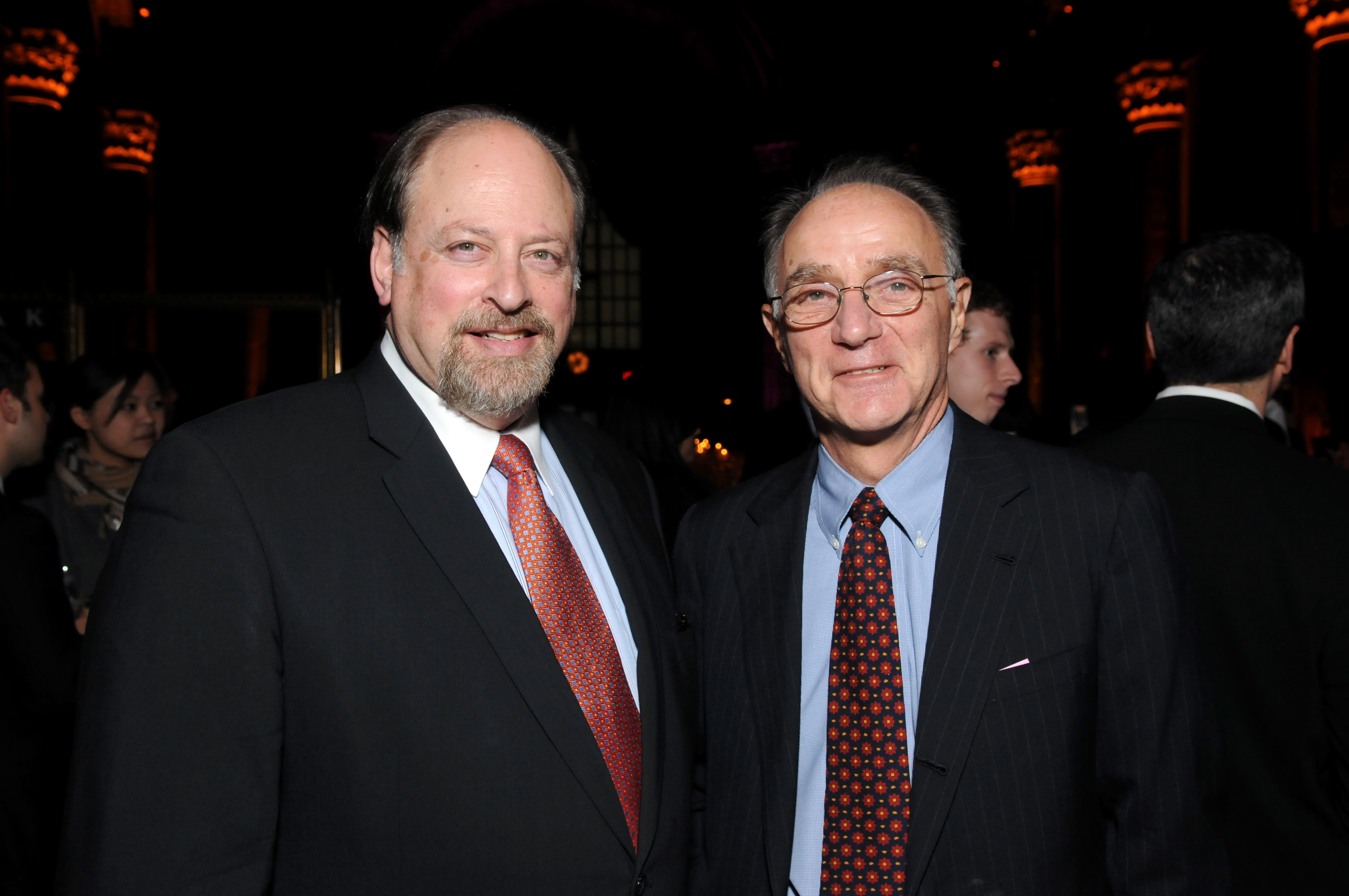 President-elect Mitchel Wallerstein and Larry Zicklin &rsquo;57. 