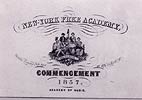 Free Academy 1857 Commencement ticket