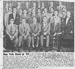 1954 Class Photo, vocational course on service station management