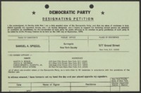 New York County Democratic Party Designating Petition
