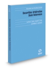 Book jacket for Securities Arbitration Desk Reference 2012-2013