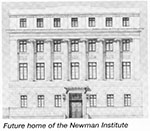 Sketch of Newman Real Estate Institute Home Building from Article in Inside Baruch