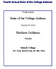 Transcript of Fourth Annual State of the College Address