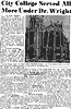 Amsterdam News article, City College Served All More Under Dr. Wright, 05/17/1952