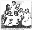 Photograph 
            of City College Alumnus, Hubert Mullings, and the Mullings family in 1951 
            in Gary Schmidgall, "A Picture Worth Almost 1000 Credits