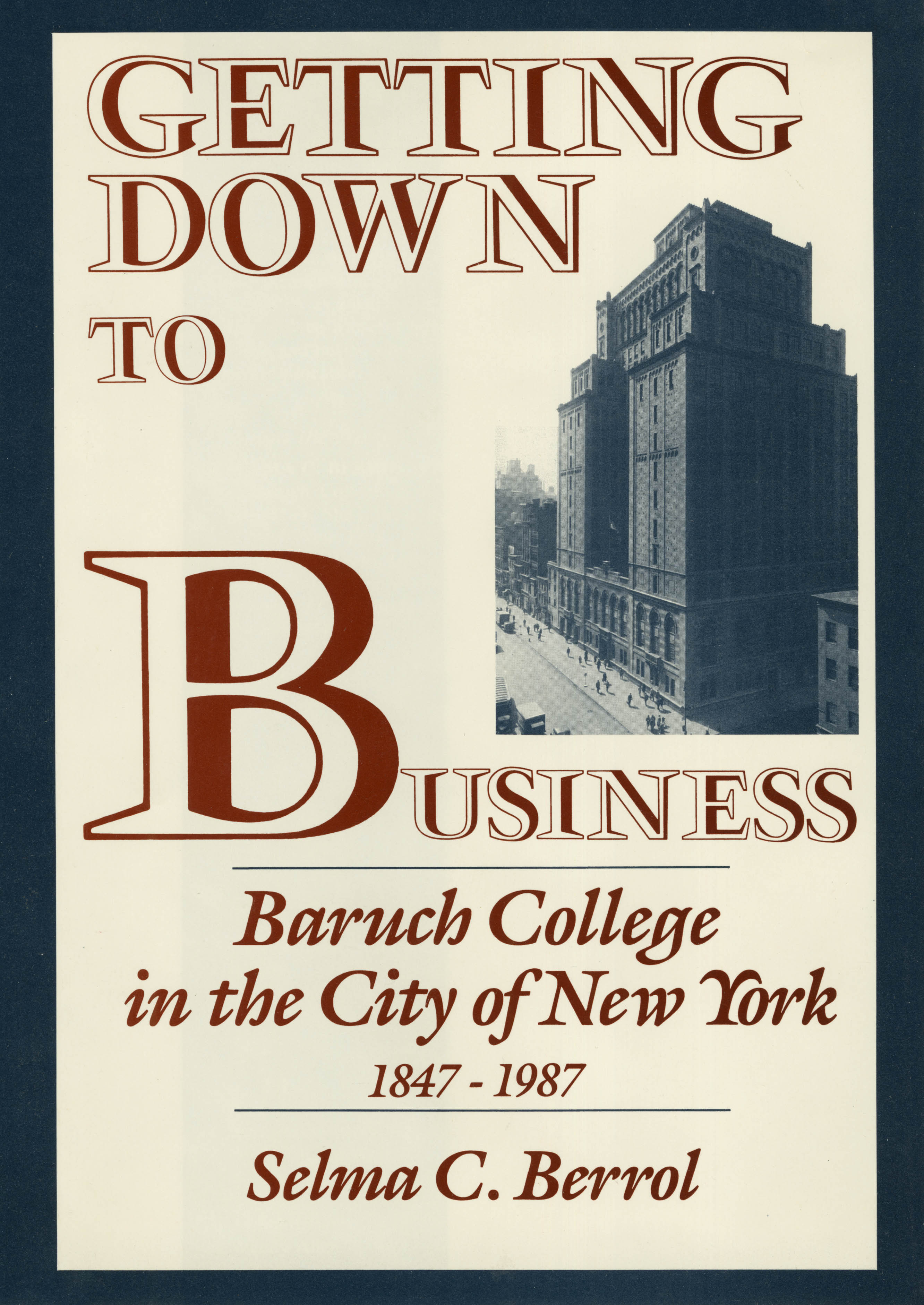 Baruch 50th S. Berrol Cover image