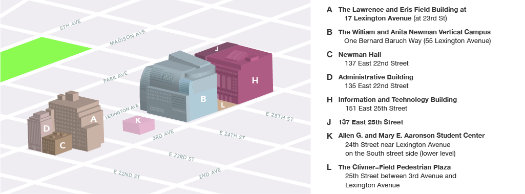 Baruch College Campus Map