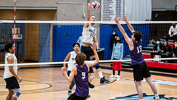 Men’s Volleyball Team Leaps to New York Times Front Page