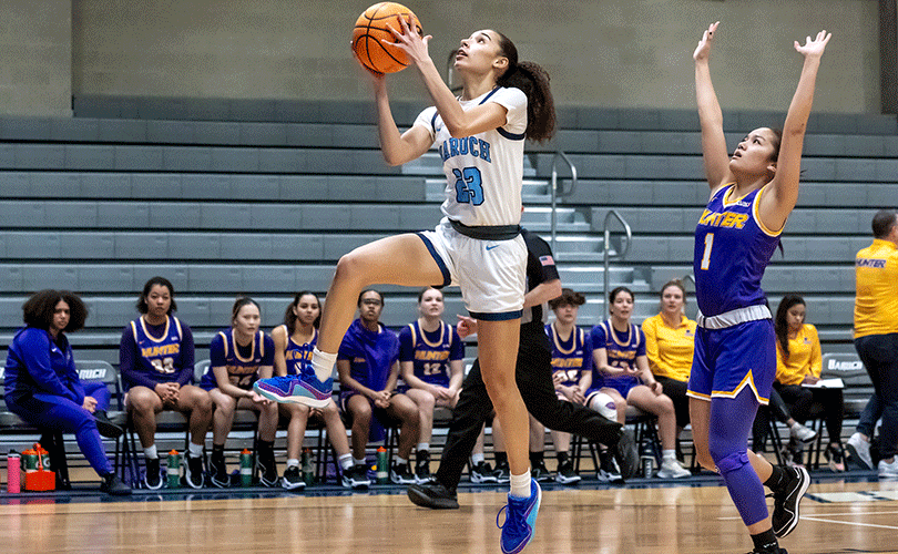 Baruch College student-athlete Mia Castillo was profiled on NY1 News for being the Division III Women's Basketball scoring leader.